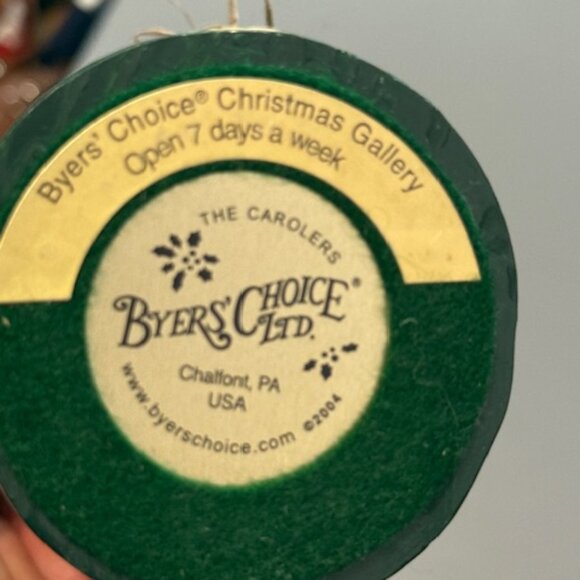 Vintage Byers Choice Carolers Christmas Figurine Chalfont Native Western Boy - Picture 4 of 4